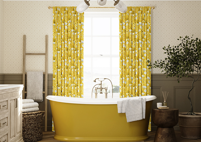 Bergen, Ochre - Made to Measure Curtains - Image 3